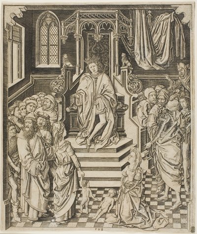 Il giudizio di Salomone da Unknown artist