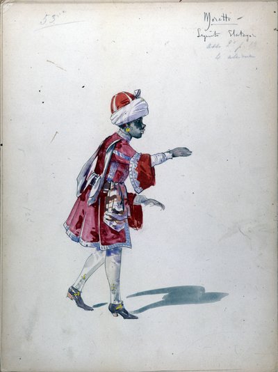 La Dama di Picche: Opera composta nel 1890 da Piotr Ilyich Tchaikovsky da Unknown artist