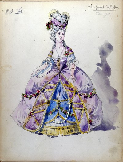 La dama di picche: Opera composta nel 1890 da Piotr Ilyich Tchaikovsky da Unknown artist