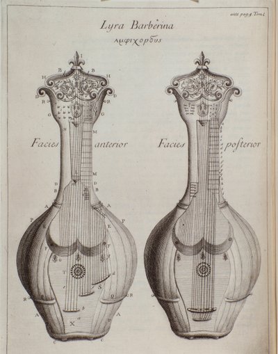 La Lyra Barberina (incisione) da Unknown artist