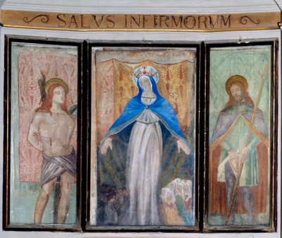 La Madonna, San Sebastiano e San Rocco da Unknown artist