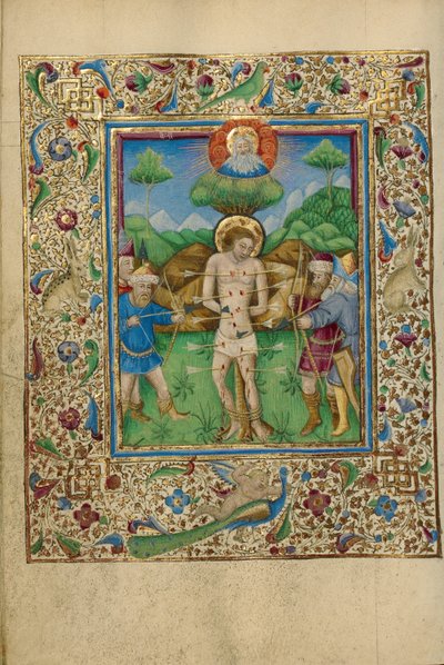 Il martirio di San Sebastiano da Unknown artist