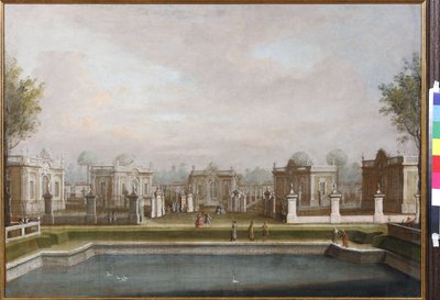 La Menagerie nel Parco del Palazzo Kuskovo di Anonimo. Olio su tela, metà del XVIII sec. Museo Teatro del Palazzo Ostankino, Mosca da Unknown artist