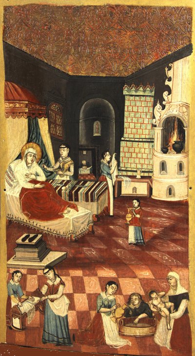 La Natività della Vergine da Unknown artist