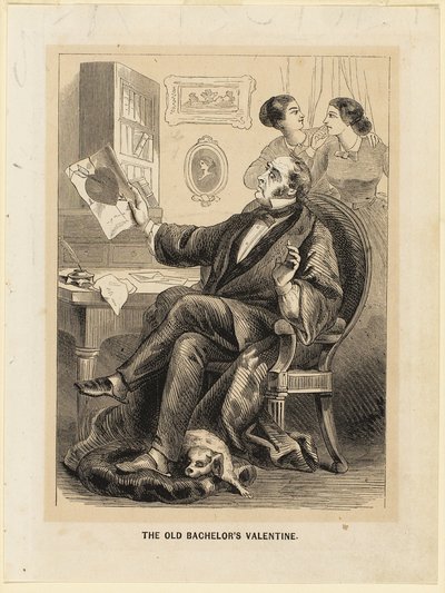 Il Valentino del vecchio scapolo (Valentine) da Unknown artist