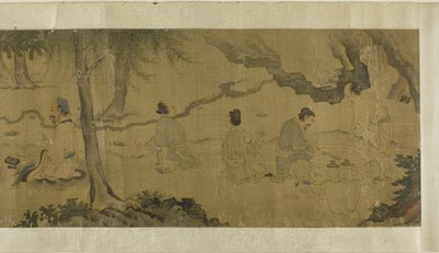 La riunione del Padiglione delle Orchidee da Unknown artist