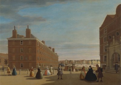 Gli edifici di carta, Inner Temple, Londra da Unknown artist