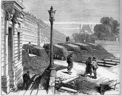 La Comune di Parigi nel 1871. Barricata dei federati all