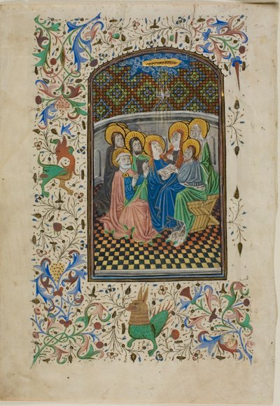 La Pentecoste, da un Libro d