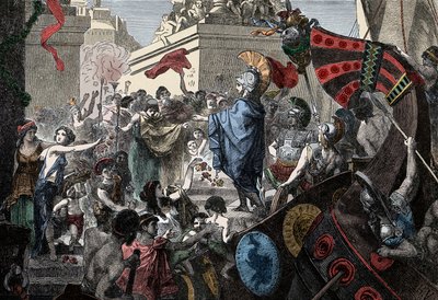Il ritorno di Alcibiade ad Atene da Unknown artist