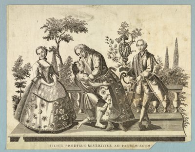 Il ritorno del figliol prodigo da Unknown artist