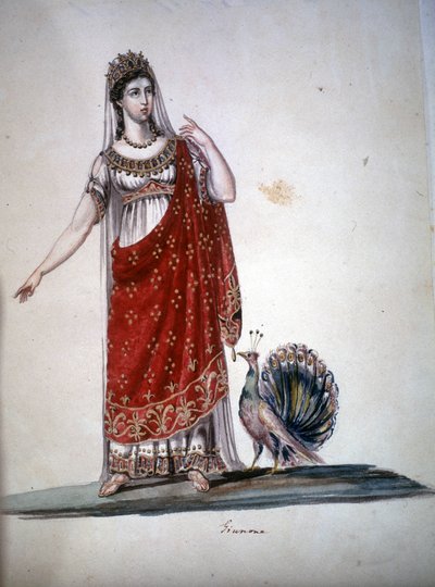 La divinità romana Giunone o Era tra i Greci da Unknown artist