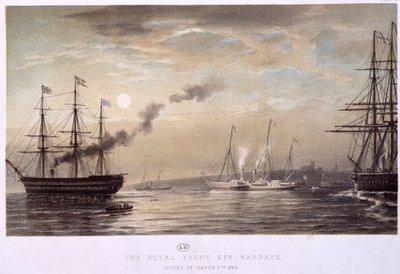 Lo yacht reale al largo di Margate: Yacht reale d