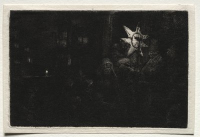 La stella dei re: un pezzo notturno da Unknown artist