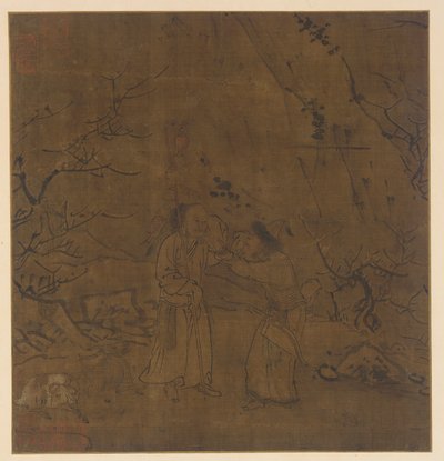 Il doloroso addio di Su Wu e Li Ling da Unknown artist
