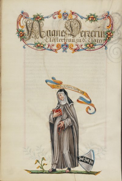 La tredicesima generazione, Agnes Derrer da Unknown artist