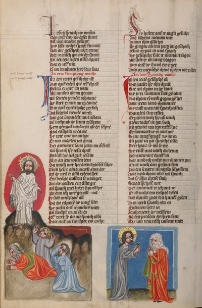 La Trasfigurazione; Gesù davanti alla donna siro-fenicia da Unknown artist