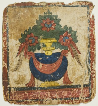 Il vaso del tesoro (Bumpa), da un set di carte iniziatiche (Tsakali) da Unknown artist