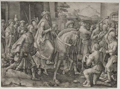 Il trionfo di Mardocheo da Unknown artist
