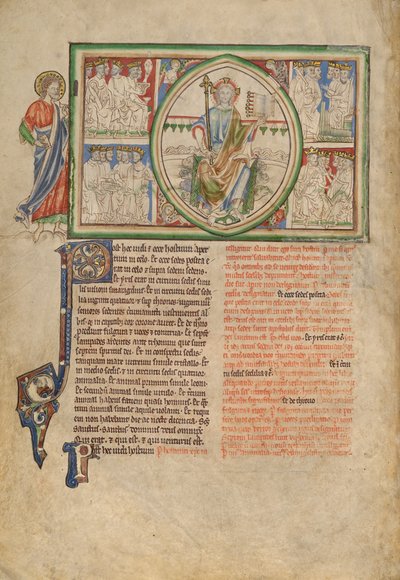 La visione del Trono di Dio e dei ventiquattro anziani da Unknown artist