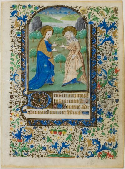 La Visitazione, da un Libro d