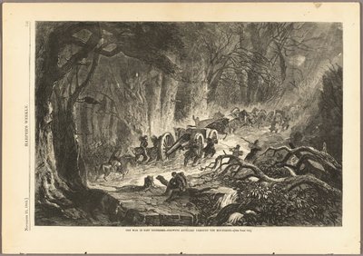 La guerra nel Tennessee orientale da Unknown artist