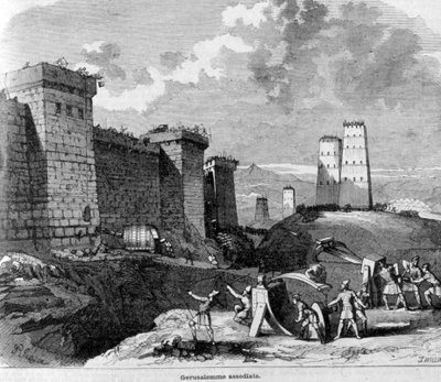 La cattura di Gerusalemme da parte di Tito e del suo esercito intorno all