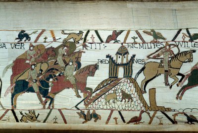 La conquista della Bretagna da parte del duca di Normandia Guglielmo il Conquistatore: la cattura di Rennes (dettaglio) da Unknown artist