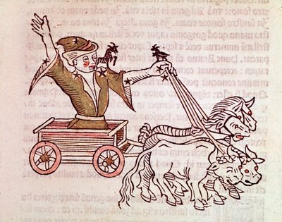 La costellazione della zecca (dettaglio) da "Poeticon astronomicon" attribuito allo storico romano Igino da Unknown artist