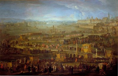 Il corteo del Marchese di Mirepoix con i rappresentanti diplomatici francesi a Vienna da Unknown artist