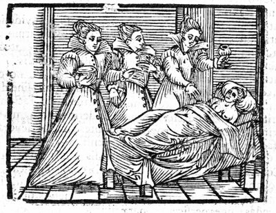La morte della strega di Francesco Guaccio "Compendium Maleficarum" Milano 1608 da Unknown artist