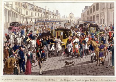 La partenza di Napoleone per l