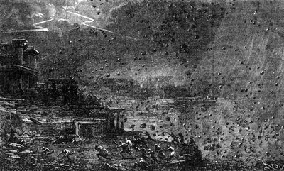 La distruzione di Pompei nel 