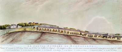 Il corteo funebre di Bonaparte a Sant