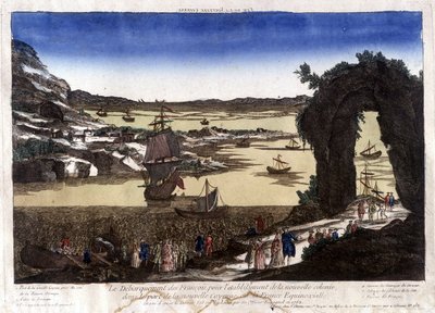 Lo sbarco dei francesi per l