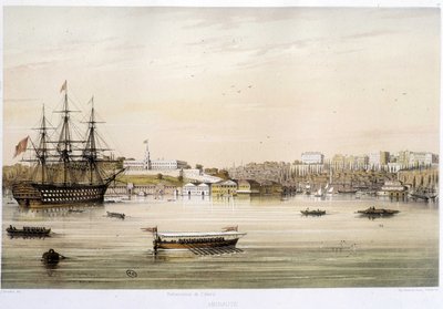 Il porto o Ammiragliato di Istanbul nel XIX secolo da Unknown artist