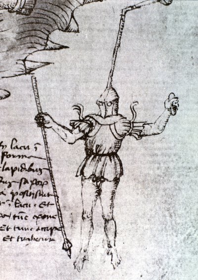 Lo scafandro immaginato da Mariano di Lacopo, detto Il Taccola nel XV secolo da Unknown artist