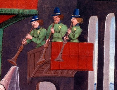 Il banchetto nuziale di Clarisse, figlia del re Yvon di Guascogna e Renaud (dettaglio) da Unknown artist