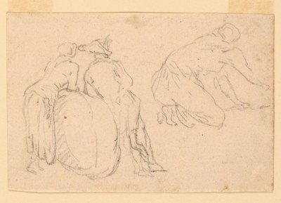 Tre studi figurativi da Unknown artist