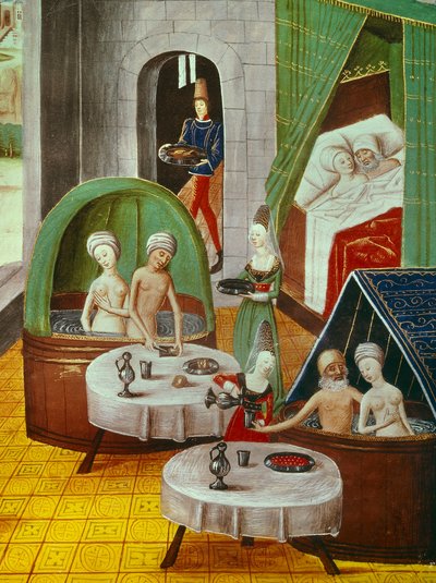 Miniatura. Interno di una 