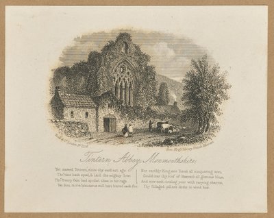 Abbazia di Tintern, Monmouthshire da Unknown artist