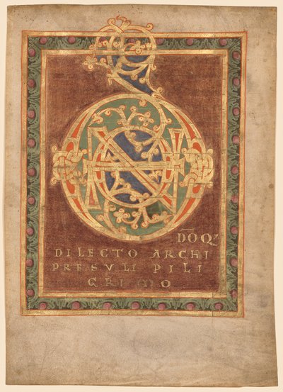 Pagina del titolo del "Tonarius" dell