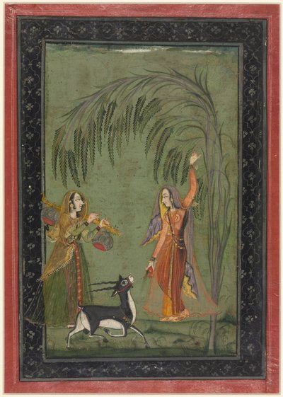 Todi Ragini, da una Serie Ragamala da Unknown artist