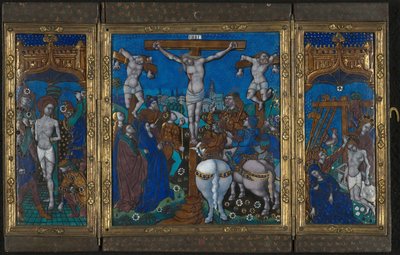 Trittico con la Crocifissione, la Flagellazione e la Sepoltura da Unknown artist