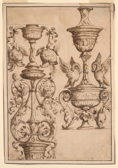 Due candelabri da Unknown artist