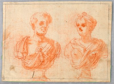 Due busti romani da Unknown artist