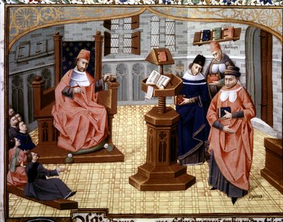 Università: Insegnamento della medicina agli studenti da Unknown artist