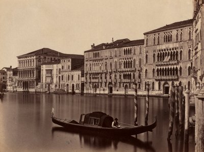 Senza titolo (Gondola veneziana) da Unknown artist