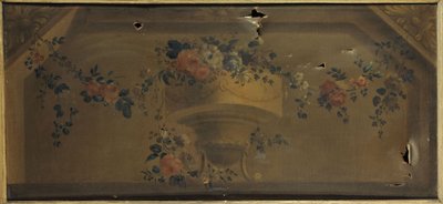 Vaso di fiori in una nicchia. Tra il 1769 e il 1789 da Unknown artist