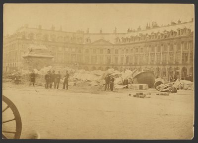 [Colonna Vendome in rovina] da Unknown artist